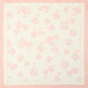Kate Spade spring pansies silk bandana NWT